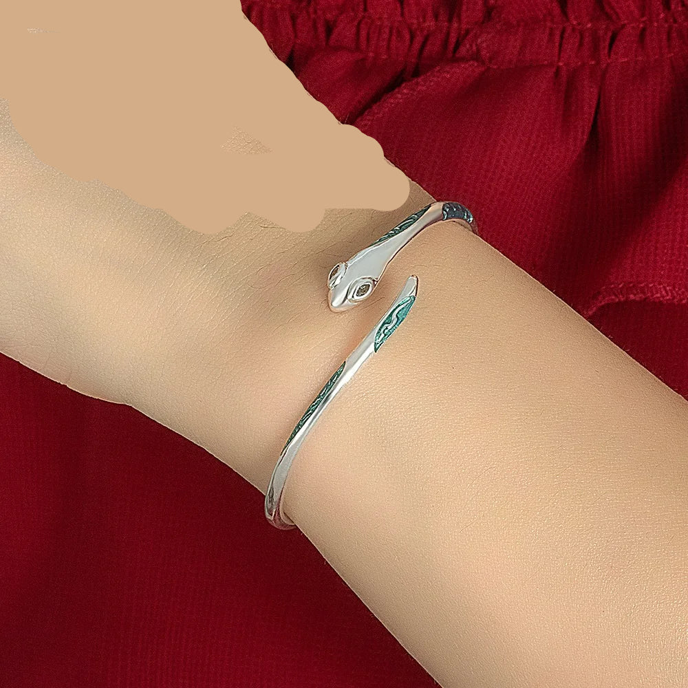 Silver Snake Bracelet