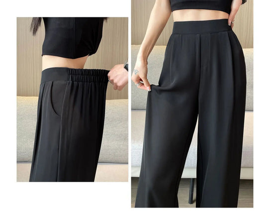 High Wide Leg High Waist Pants