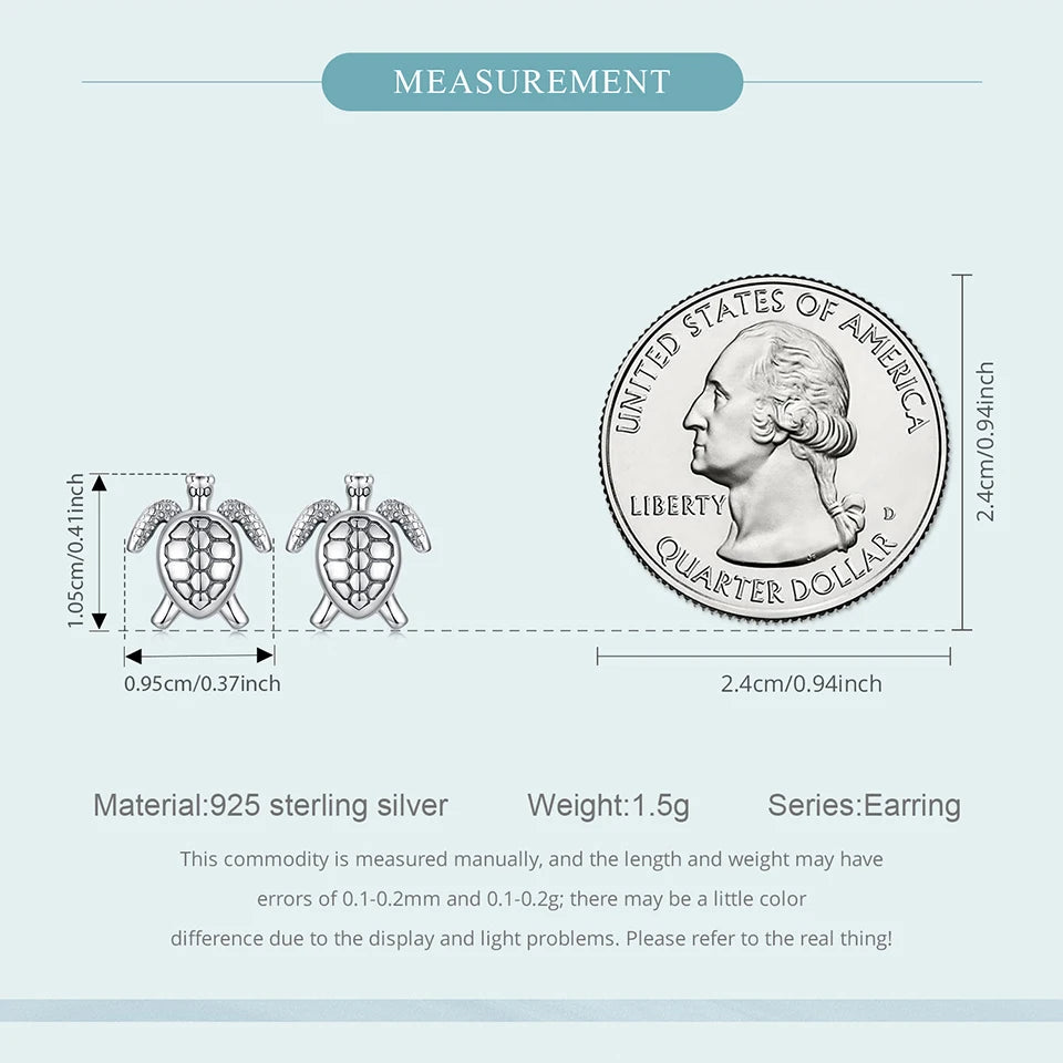 Turtle Stud Earrings