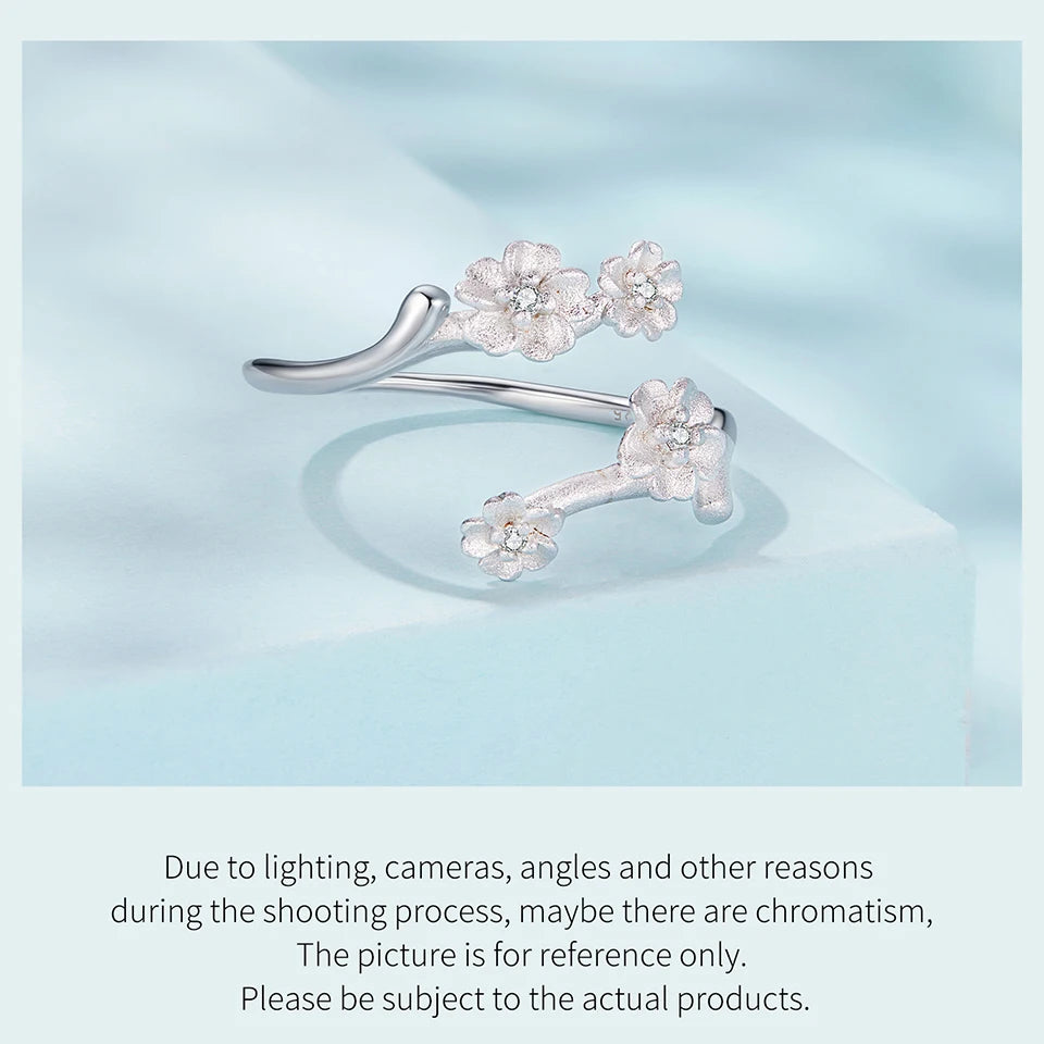 Plum Blossom Open Ring