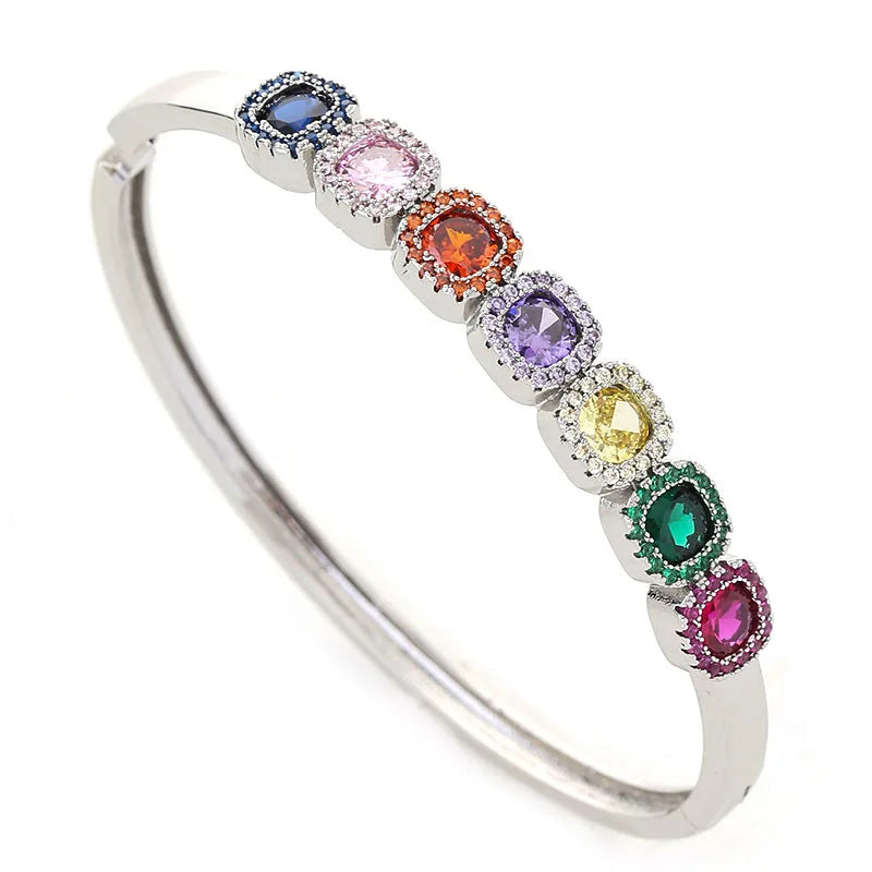 Micro Inlaid Zircon Bangle