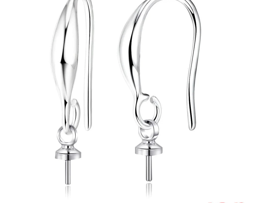925 Sterling Silver Earring Findings for Women DIY Jewelry