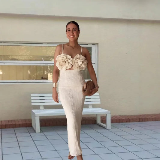   Patchwork Sleeveless Backless Bodycon Dress