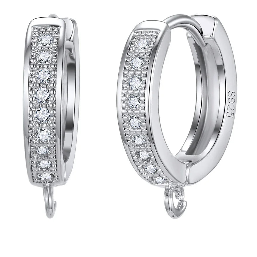 925 Sterling Silver Earring Findings for DIY Jewelry