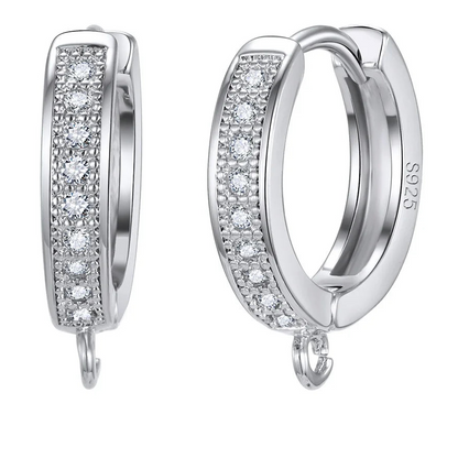 925 Sterling Silver Earring Findings for DIY Jewelry