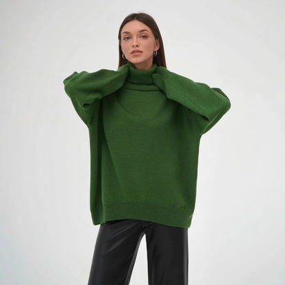 Thick Cashmere Turtleneck Sweater Women 2025