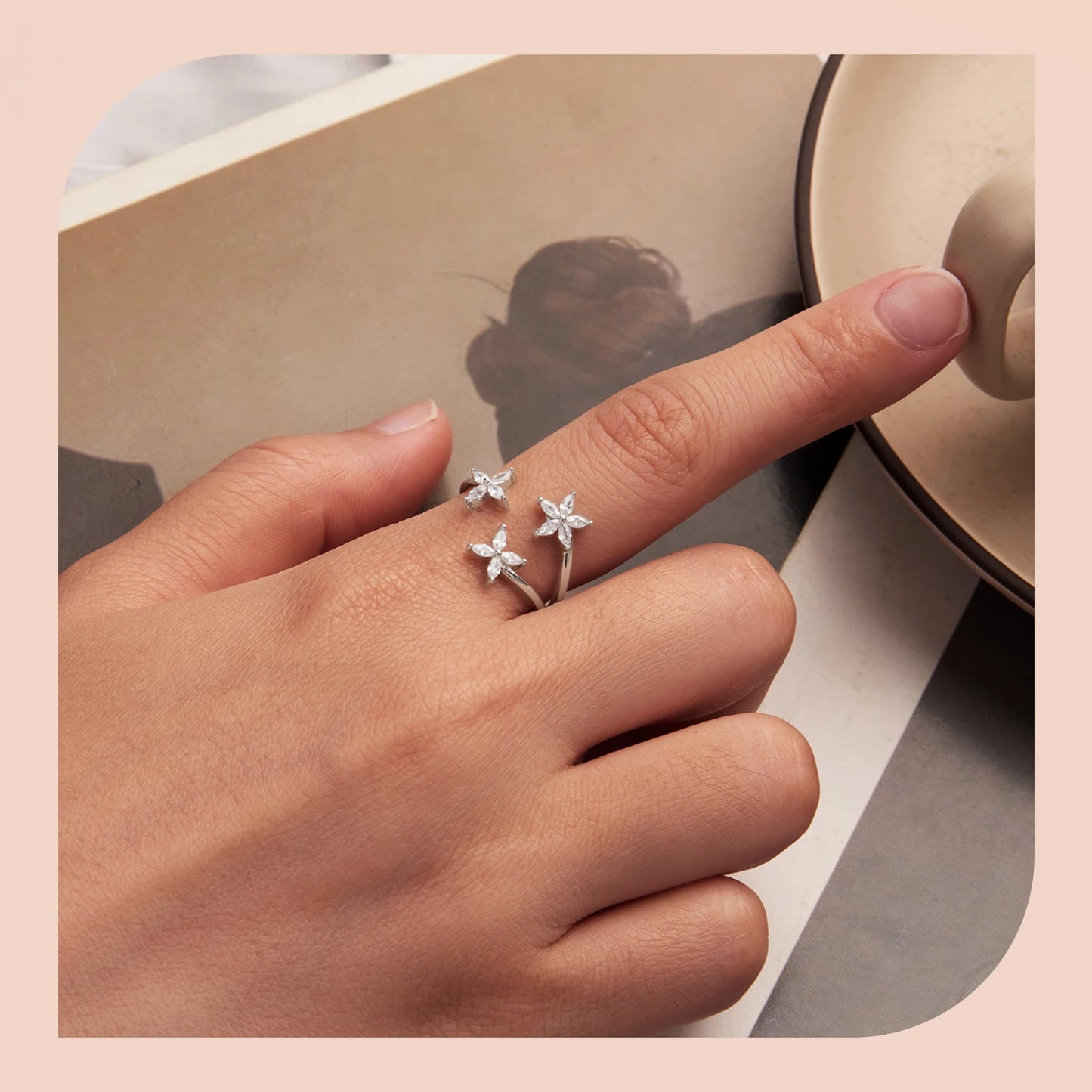 Autumn Leaves Open Ring