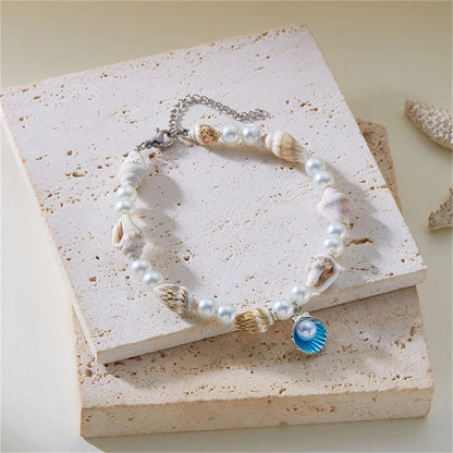 Shell Beads Dolphin Starfish Bracelet