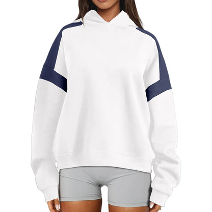 Round Neck Zipper Warm Sweatshirt for Women