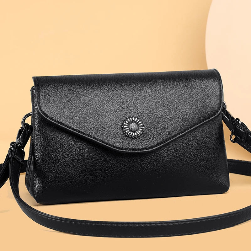 High-Quality PU Leather Crossbody Shoulder Bag