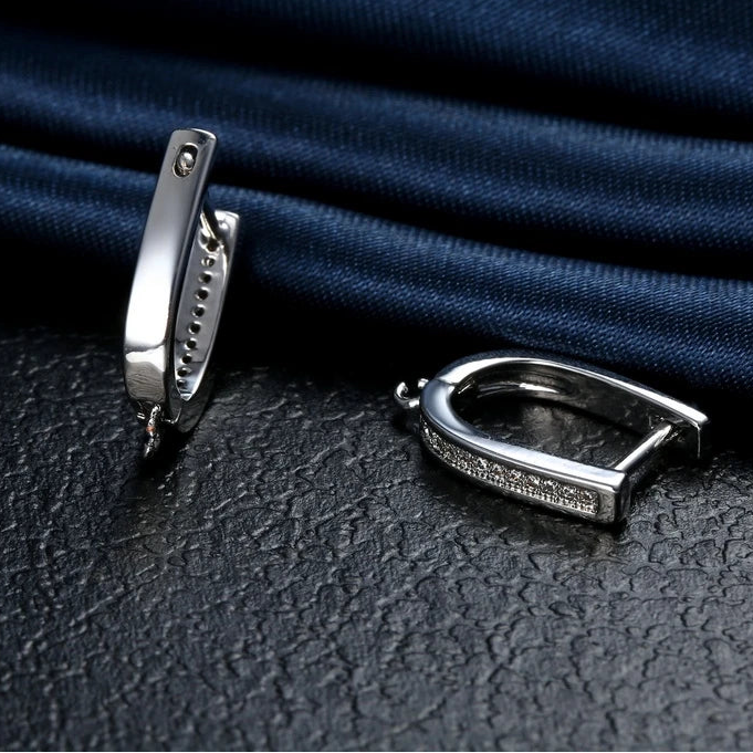 925 Sterling Silver Austrian Crystal Earrings for Women