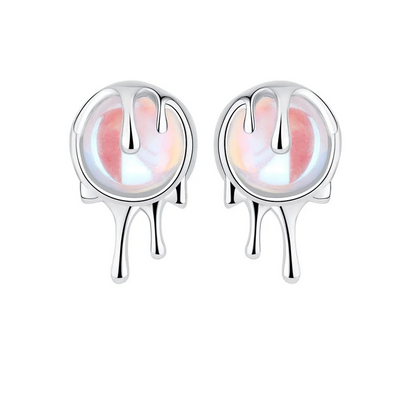 925 Sterling Silver Moonlight Stone Earrings for Women