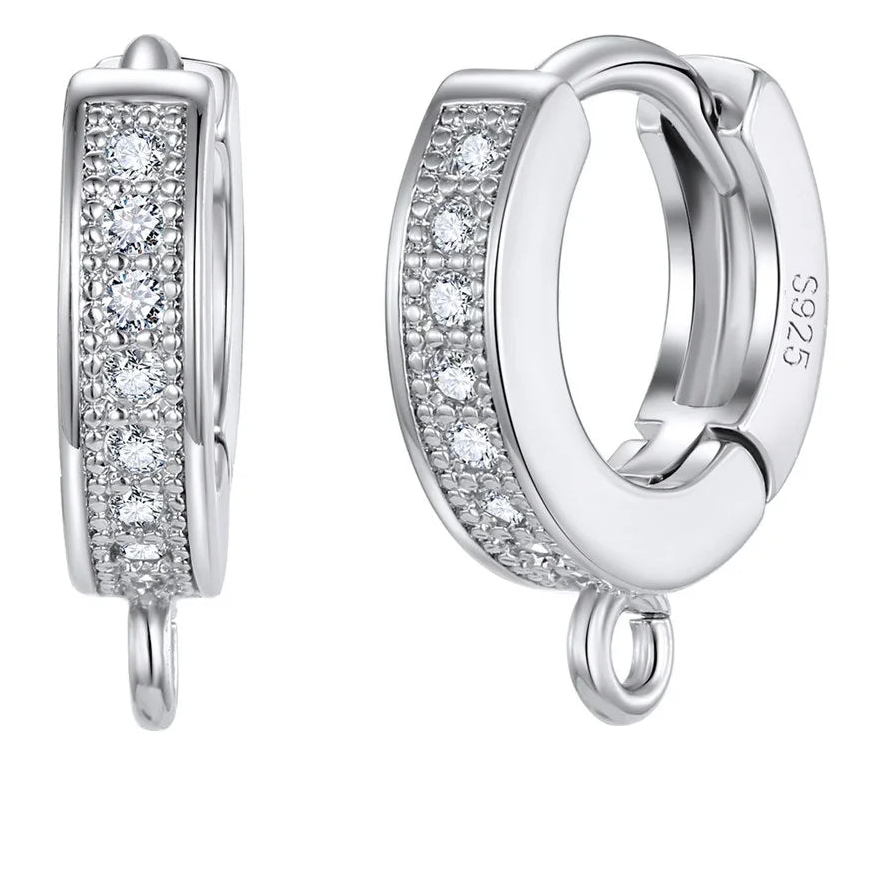925 Sterling Silver Earring Findings for DIY Jewelry