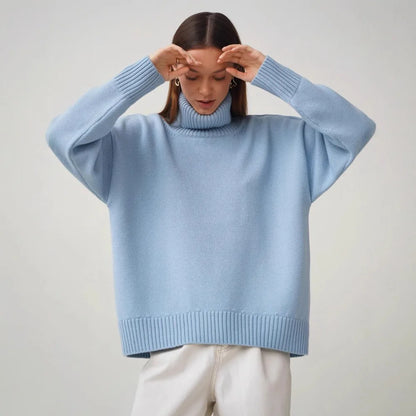Thick Cashmere Turtleneck Sweater Women 2025