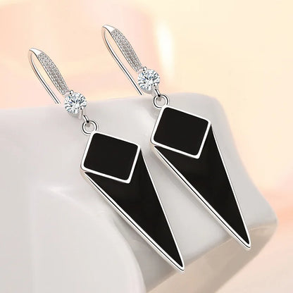 925 Sterling Silver Charm Hoop Earrings