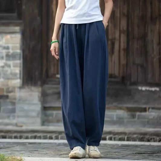 Thin Cotton Linen  Pants Fashion Clothes