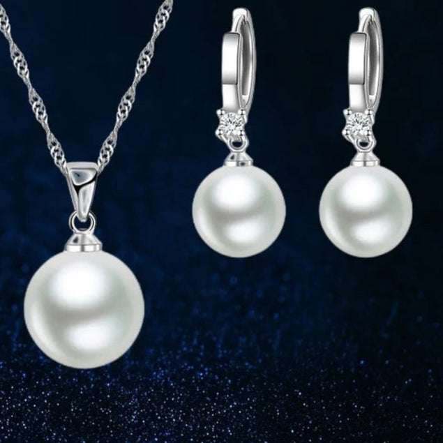 White Pearl  Hoop Sets