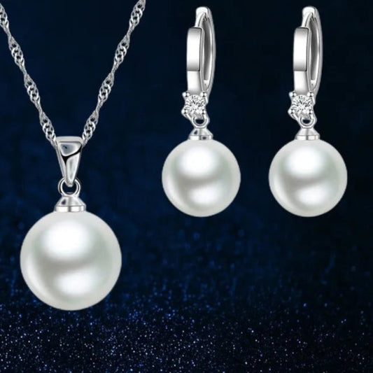 White Pearl  Hoop Sets