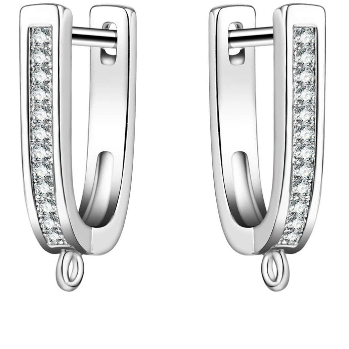 925 Sterling Silver Austrian Crystal Earrings for Women
