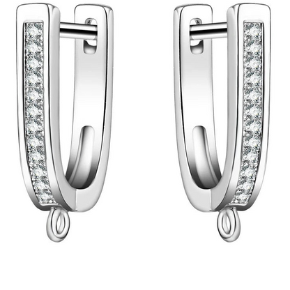 925 Sterling Silver Austrian Crystal Earrings for Women