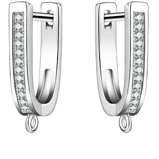 925 Sterling Silver Austrian Crystal Earrings for Women