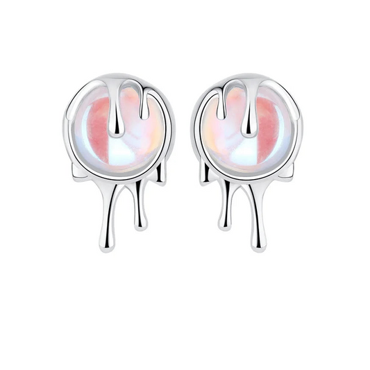 925 Sterling Silver Moonlight Stone Earrings for Women