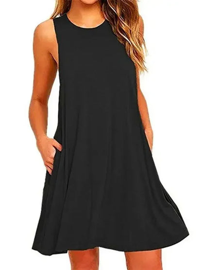 Different colors  Boho Casual Loose Dress