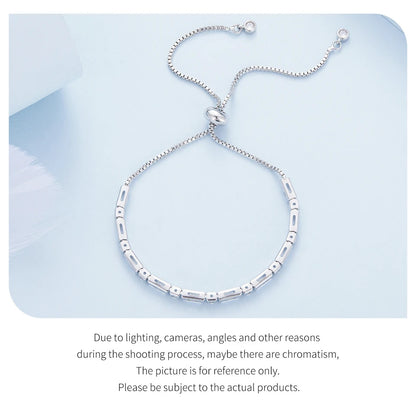 Luxury Adjustable Square Zircon Chain Bracelet