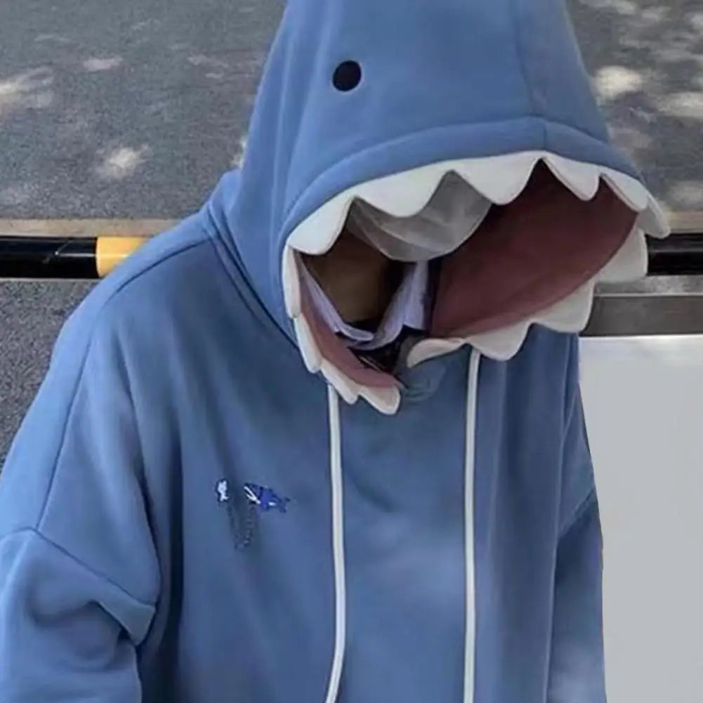 New Funny Shark Patchwork Hoodies