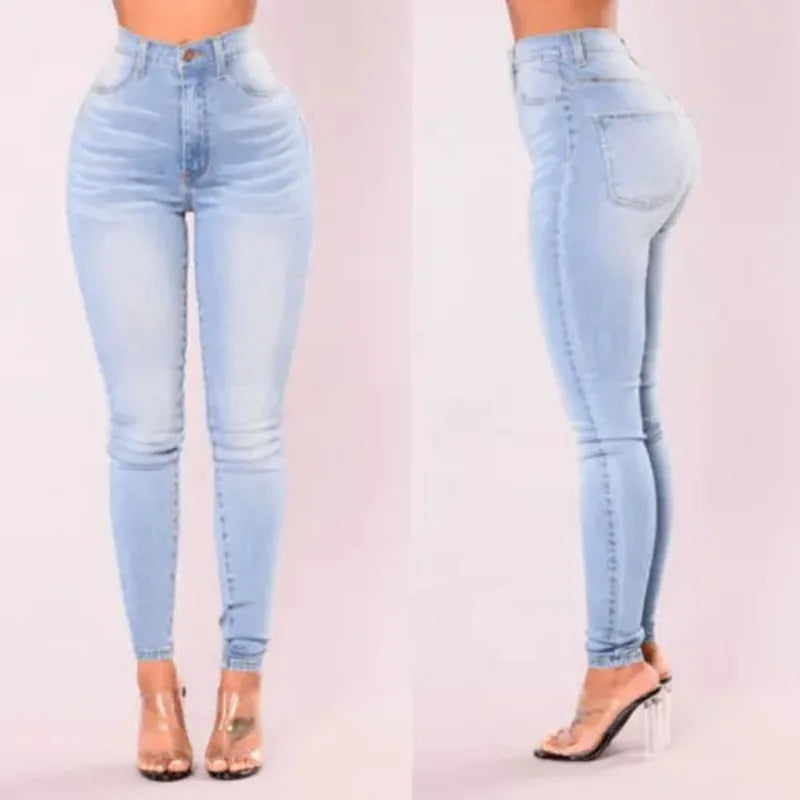 Women’s High Waist Skinny Push Up Jeans