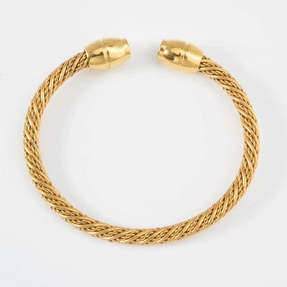 Wire Knot Cuff Bracelet