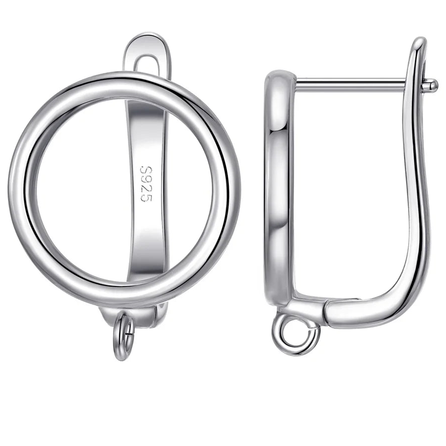 925 Sterling Silver Earring Findings for DIY Jewelry