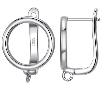 925 Sterling Silver Earring Findings for DIY Jewelry