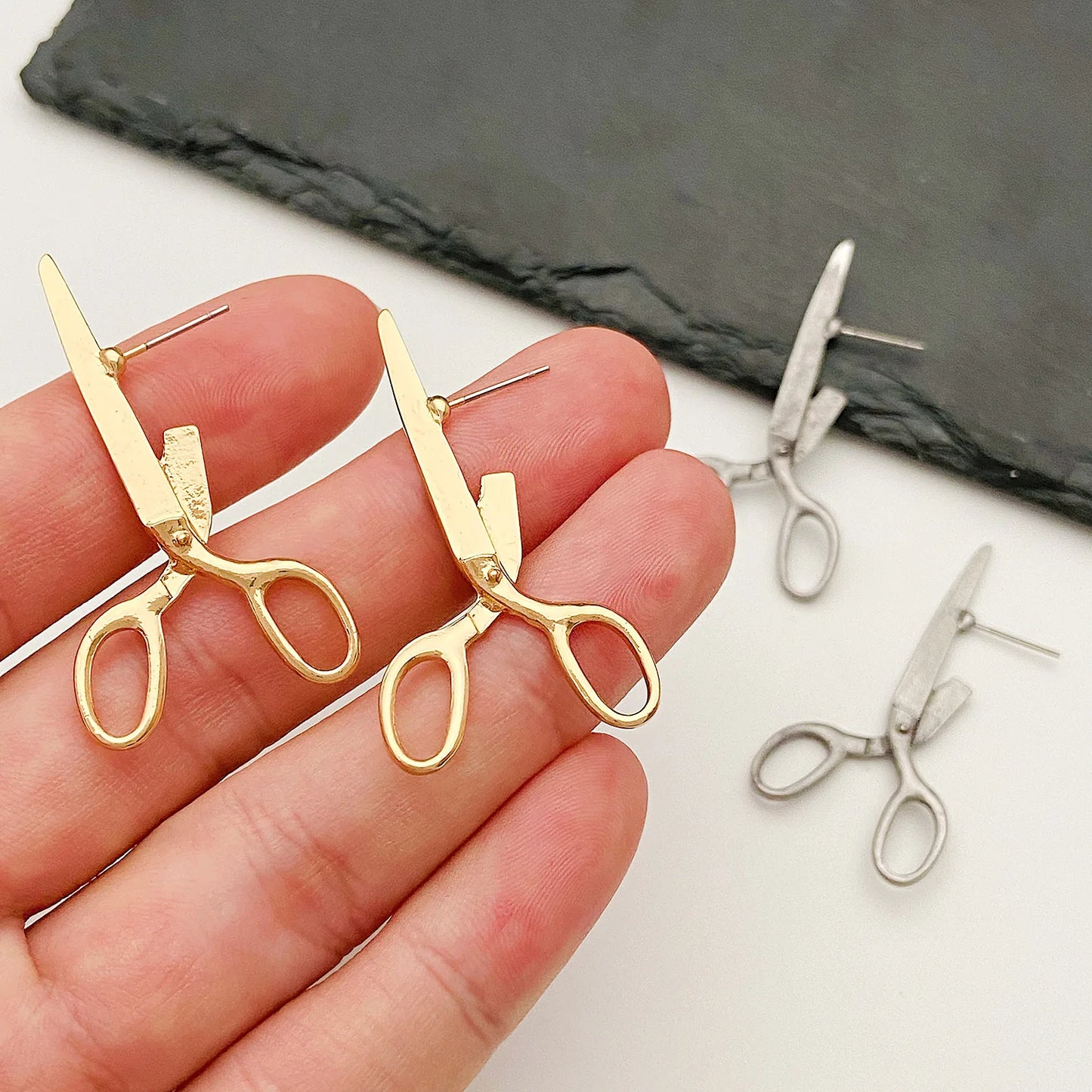 Retro Scissors Earrings