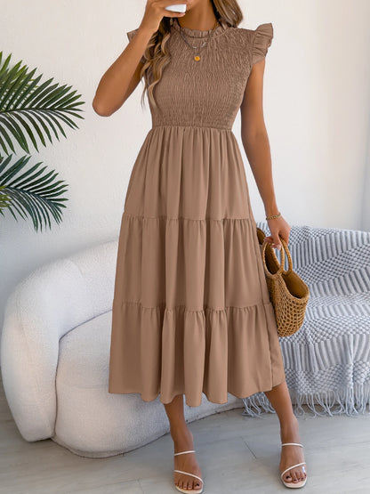 Ruffled Tiered Maxi Dress