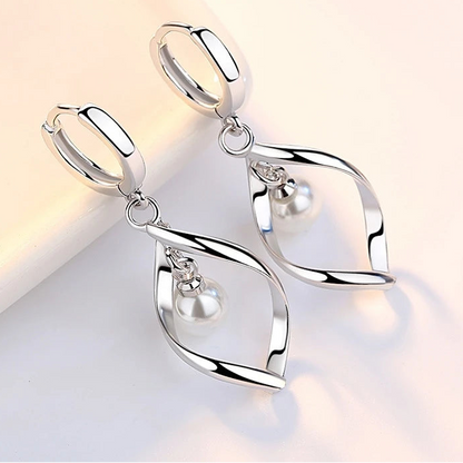925 Sterling Silver Pearl Earrings for Women