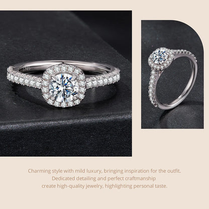 Solitaire Moissanite Engagement Rings