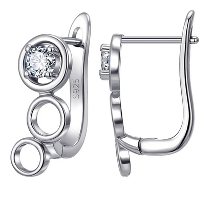 925 Sterling Silver Earring Findings for DIY Jewelry