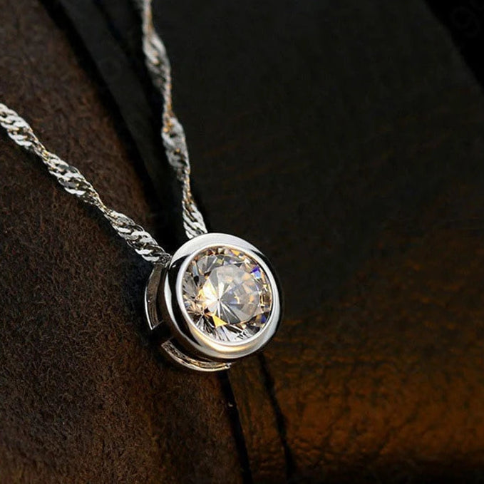 Elegant 925 Sterling Silver CZ Jewelry Set – Perfect for Bridal & Anniversary