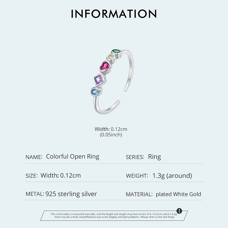 JEW003R 925 Sterling Silver Star CZ Engagement Ring for Women - Klixstore