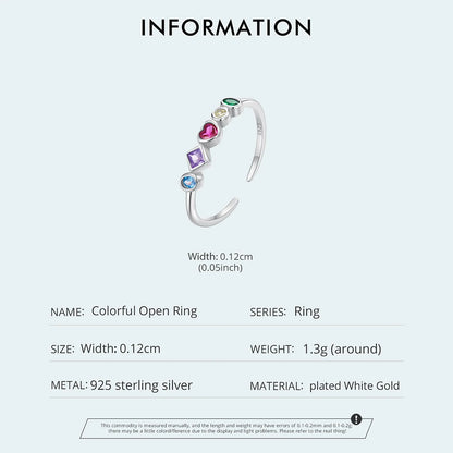 JEW003R 925 Sterling Silver Star CZ Engagement Ring for Women - Klixstore