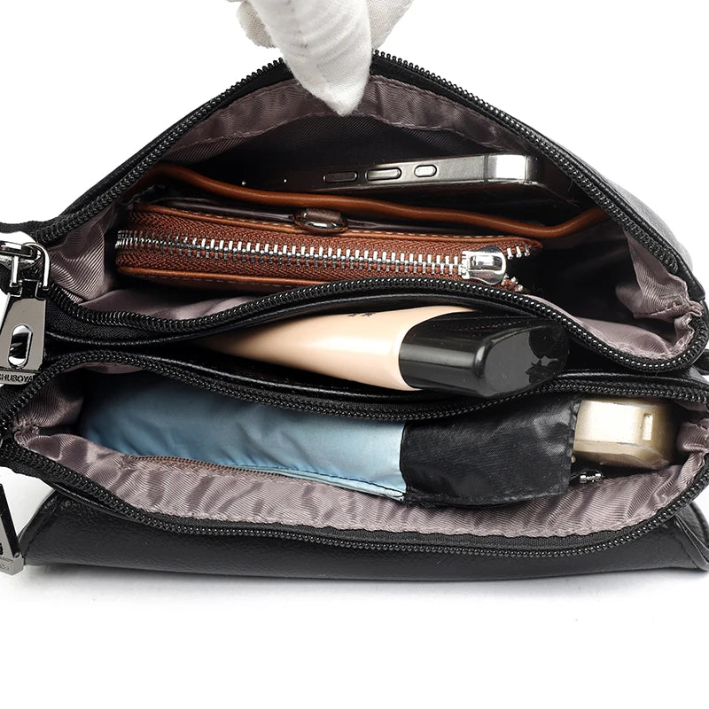 High-Quality PU Leather Crossbody Shoulder Bag