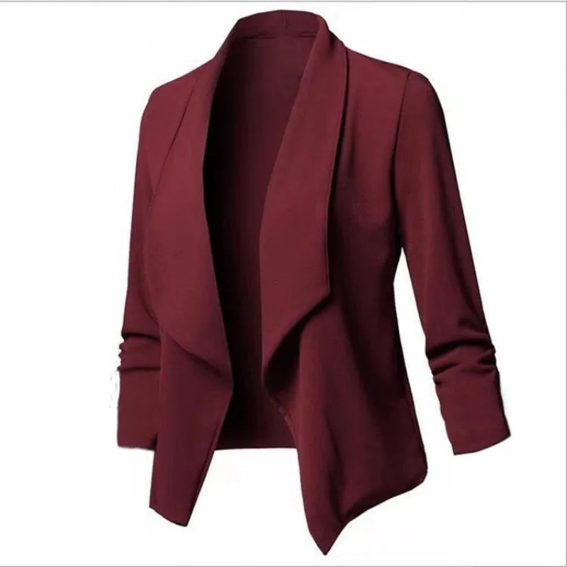 Women’s Asymmetrical Casual Blazer Cardigan
