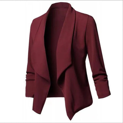 Women’s Asymmetrical Casual Blazer Cardigan