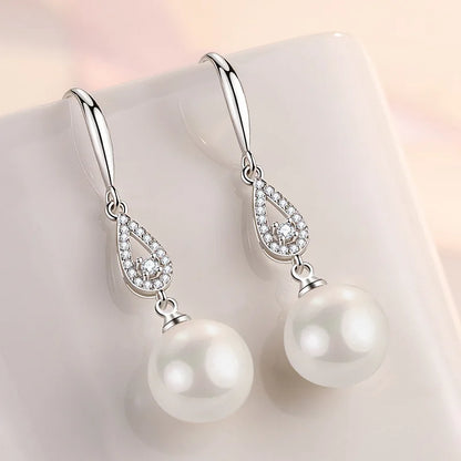 925 Sterling Silver Original Charm Double Hoop Earrings