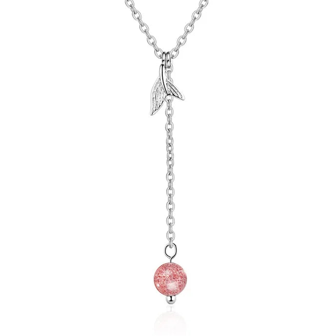 NEC925 Sterling Silver Moonstone Pendant Necklace for Women