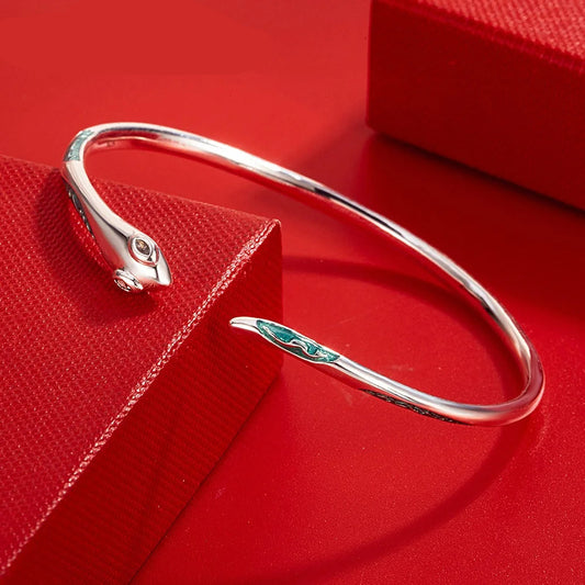 Silver Snake Bracelet