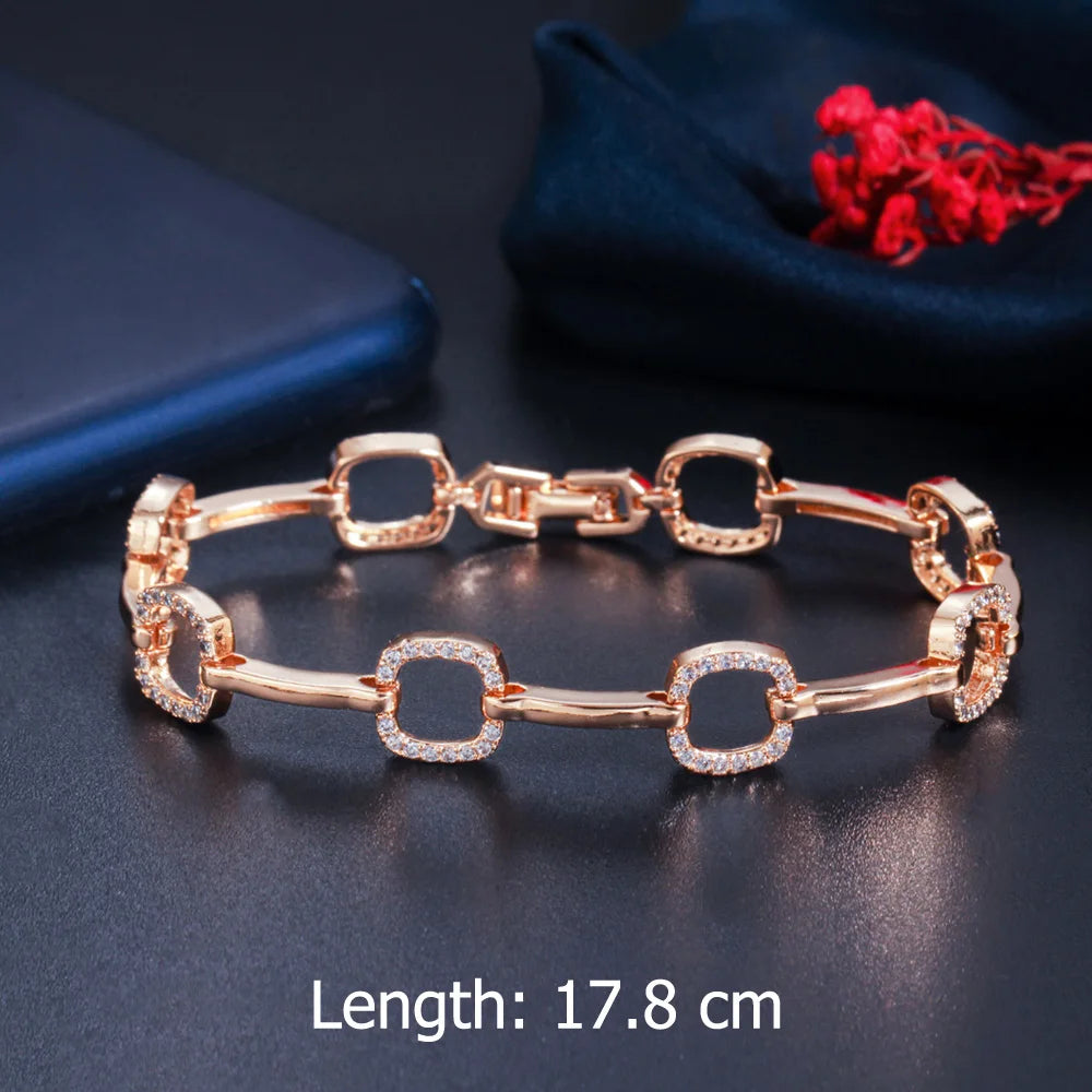 Elephant Charm Link Bracelet
