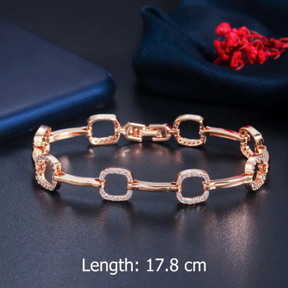 Elephant Charm Link Bracelet