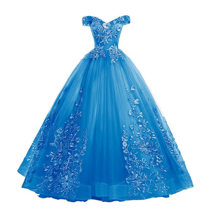 Luxury Lace Ball Gown Quinceañera Dress